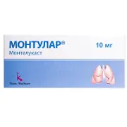 Монтулар таблетки при обструктивних захворюваннях легенів 10 мг №30