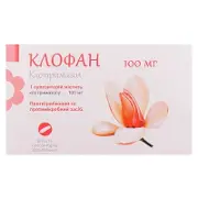 Клофан супозиторії вагінальні по 100 мг, 6 шт.