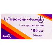 L-Тироксин таблетки 100 мкг № 50