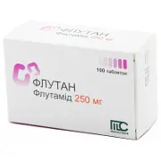 Флутан 250 мг №100 таблетки