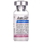 Аміцил ліофілізат для розчину для ін'єкцій, 250 мг, 1 шт.