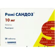 Рамі Сандоз таблетки по 10 мг, 30 шт.