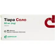 Тіара Соло таблетки по 80 мг, 28 шт.