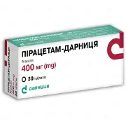 Пірацетам-Дарница таблетки по 400 мг, 30 шт.