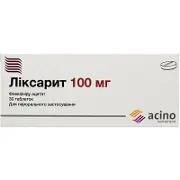 Ліксарит таблетки по 100 мг, 30 шт.