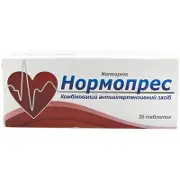 Нормопрес таблетки при артеріальній гіпертензії, 20 шт.