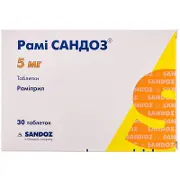 Рамі Сандоз таблетки по 5 мг, 30 шт.