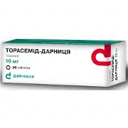 Торасемід-Дарниця таблетки по 10 мг, 30 шт.