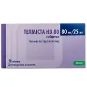 Телмиста HD 80 таблетки, 80 мг/25 мг, 28 шт.