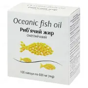 Риб'ячий жир океанічний 500 мг №100 капсули - Сіріо Фарма Ко,ЛТД, КНР