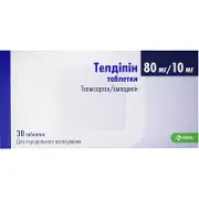 Телдіпін таблетки по 80 мг/10 мг, 30 шт.