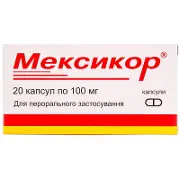 Мексикор 100 мг N20 капсулы