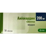 Аміокордін таблетки по 200 мг, 30 шт.