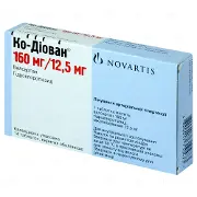 Ко-Діован таблетки по 160 мг/12,5 мг, 14 шт.