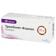 Тромбонет Фармак таблетки вкриті плівковою оболонкою по 75 мг, 60 шт.