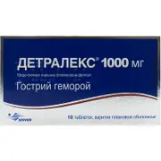 Детралекс таблетки по 1000 мг, 18 шт.