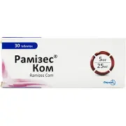 Рамізес Ком таблетки по 5 мг/25 мг, 30 шт.
