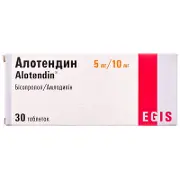 Алотендин 5/10 мг №30 таблетки