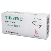Тіурекс таблетки по 12,5 мг, 90 шт.