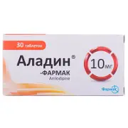 Аладін-Фармак таблетки по 10 мг, 30 шт.