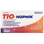 Тіо-Нормік р-р д/ін'єк.25 мг/мл 2мл №10(10х1) амп карт уп