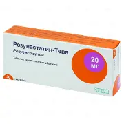 Розувастатин-Тева таблетки по 20 мг, 30 шт.
