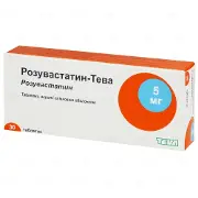 Розувастатин-Тева табл. п/о 5 мг блистер № 30