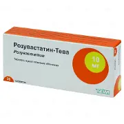 Розувастатин-Тева таблетки по 10 мг, 30 шт.