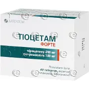 Тіоцетам Форте таблетки, 60 шт.