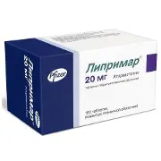 Ліпримар таблетки по 20 мг, 100 шт.