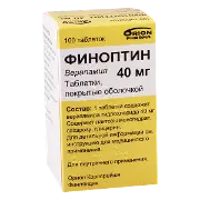 Финоптин таблетки по 40 мг, 100 шт.
