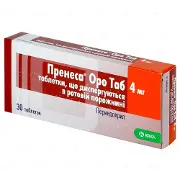 Пренеса оро таб таблетки дисперг. 4 мг № 30