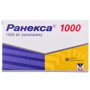 Ранекса таблетки пролонг. в/о 1000 мг № 60