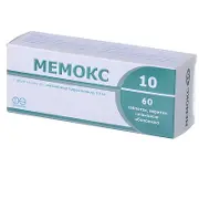 Мемокс таблетки от болезни Альцгеймера по 10 мг, 60 шт.