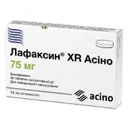 Лафаксин XR таблетки пролонгированного действия 75 мг №28