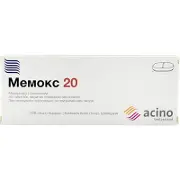 Мемокс таблетки от болезни Альцгеймера 20 мг №30