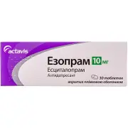 Эзопрам таблетки по 10 мг, 30 шт.