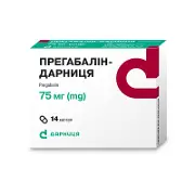Прегабалін-Дарниця капсули по 75 мг, 14 шт.