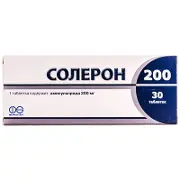 Солерон таблетки від шизофренії по 200 мг, 30 шт.