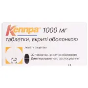 Кеппра таблетки по 1000 мг, 30 шт.