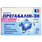 Прегабалін-ЗН капсули по 75 мг, 20 шт.