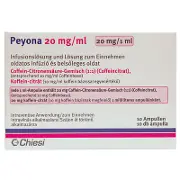 Пейону 20 мг 1 мл №10 розчин для інфузій