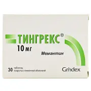 Тінгрекс таблетки від деменції по 10 мг, 60 шт.