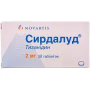 Сирдалуд 2 мг №30 таблетки