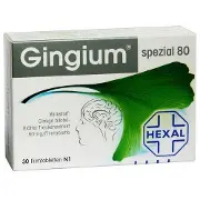 Гингиум 80 мг №30 таблетки