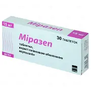 Міразеп таблетки по 15 мг, 30 шт.