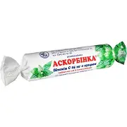 Аскорбинка-КВ таблетки со вкусом мяты 25 мг №10