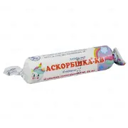 Аскорбинка-КВ таблетки со вкус. тутти-фрутти по 25 мг №10 в этикет.
