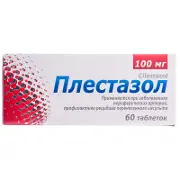 Плестазол таблетки антитромботичні по 100 мг, 60 шт.