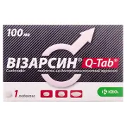 Візарсин Q-тав таблетка по 100 мг, 1 шт.